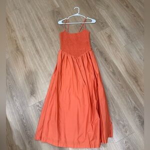 Abercrombie & Fitch Orange Maxi Dress